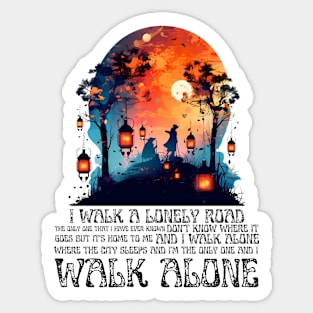 Lonely Road Fantastical and Lyrical Sticker